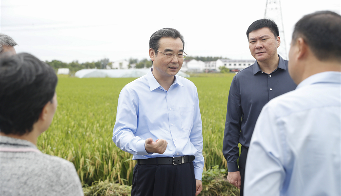 市領(lǐng)導(dǎo)調(diào)研生態(tài)農(nóng)業(yè)和高標(biāo)準(zhǔn)農(nóng)田建設(shè)工作